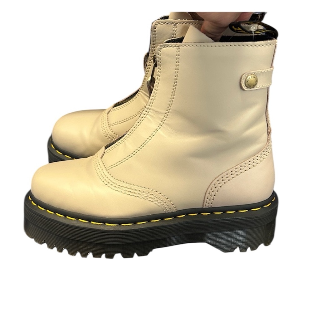 DR. MARTENS Jetta Zip Platform Boots